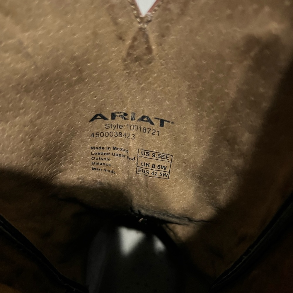 Ariet western square toe boots - Picture 5 of 5